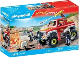 Action Heroes véhicule de pompiers tout-terrain PLAYMOBIL