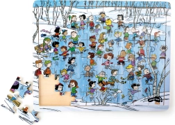 Puzzle en bois Snoopy en hiver