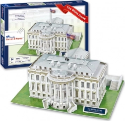 Clever&Happy puzzle 3D Maison Blanche Washington 64 pièces
