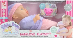 Bébé avec sons et corps souple, 27 cm