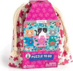 Puzzle de voyage : Chatons dans une tasse - Mudpuppy