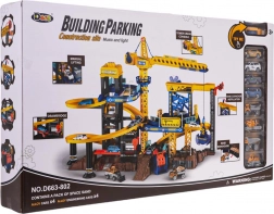 Garage interactif avec éléments de jeu et accessoires