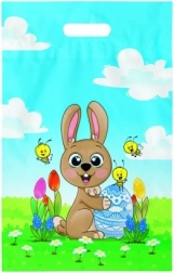 Sac en plastique de Pâques avec poignée