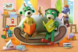 Puzzle Treflíci lecture partagée 60 pièces