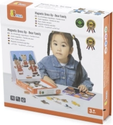 Habillage magnétique en bois Viga – famille d’ours