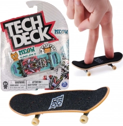 Tech Deck fingerboard MEOW Chat blanc + autocollants