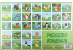 Pexeso Ferme – animaux dessinés