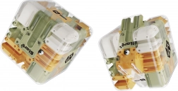 Cube labyrinthe coloré 8,5 cm