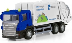 Camion-benne à ordures avec cabine en métal et benne en plastique SMOLO 15 cm