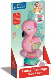 Hochets interactif flamant rose avec ventouse BABY CLEMENTONI