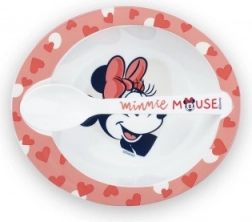Ensemble pour micro-ondes avec bol et cuillère DISNEY Minnie