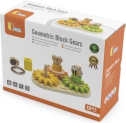 Trieur moteur en bois avec engrenages Viga