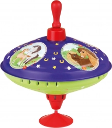 Toupie avec motif de chevaux 19 cm LENA