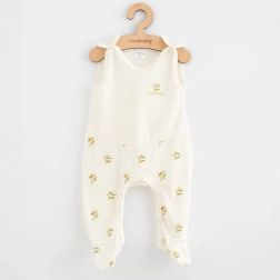 Grenouillère bébé en coton biologique New Baby Olives 74 (6–9 mois)