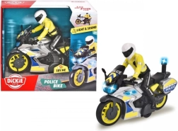 Moto de police avec pilote 17 cm