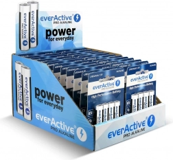 Piles alcalines AAA (LR03) EVERACTIVE PRO – présentoir commercial 96 pcs