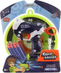 Pistolet à projectiles en mousse avec cible