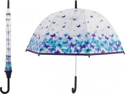 Parapluie transparent avec papillons