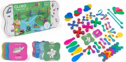 Clixo Classroom ensemble de construction magnétique 100 pièces