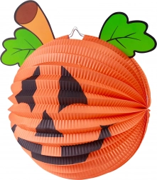 Lanterne d'Halloween en forme de citrouille 25 cm
