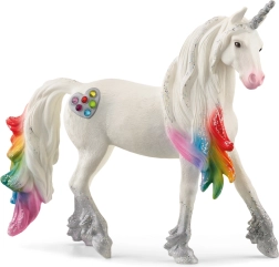 Schleich bayala étalon licorne arc-en-ciel avec petits cœurs