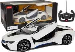 RC auto BMW i8 Rastar 1:14 blanc