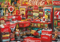 Puzzle SCHMIDT Coca-Cola – boutique nostalgique, 1000 pièces