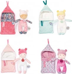 Doudou Bébé dans une Couverture Rose