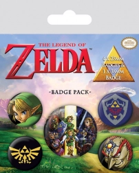 Set de badges The Legend of Zelda (5 pcs)