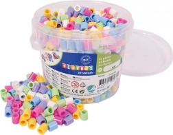 PLAYBOX perles à repasser pastel dans un seau 900 pcs
