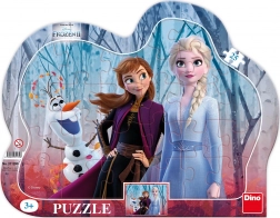 Puzzle La Reine des Neiges II avec Olaf, 25 pièces