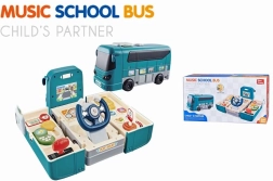 Autobus interactif pliable avec volant pour enfants