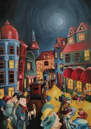 Puzzle Tumulte du soir 1000 pièces