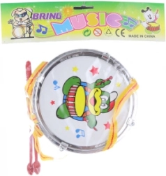 Tambour pour enfants avec baguettes et sangle
