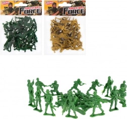 Soldats en plastique en sachet – lot de 24 figurines