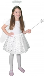 Costume enfant Ange avec jupe tutu