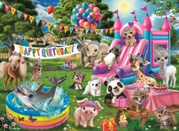 Ravensburger puzzle fête d’anniversaire des animaux XXL 100 pièces