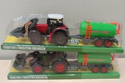 Tracteur avec machine agricole