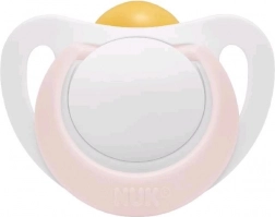 Sucette en latex NUK Star 0–6 mois rose