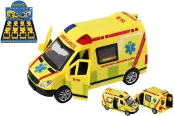Secours auto – ambulance en plastique 14,5 cm avec lumière et son