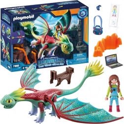 Playmobil Dragons The Nine Realms – figurine de dragon et Alex, set de construction 14 pièces