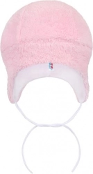 Bonnet d’hiver pour bébé NEW BABY Nice Bear rose