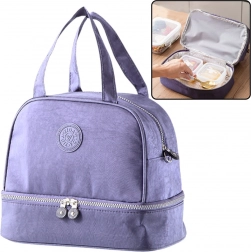 Thermos repas violet isolé