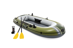 Bateau pneumatique INTEX Seahawk 2 pour 2 personnes avec rames et pompe