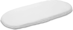 Drap-housse en jersey pour poussette New Baby blanc 35 × 75 cm