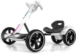 Motokart électrique pour enfants Milly Mally Bolt blanc