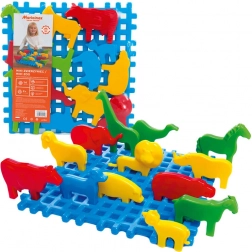 Marioinex mini zoo animaux – jeu de construction gaufre 14 pièces
