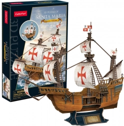 CubicFun puzzle 3D Bateau Santa Maria 204 pièces
