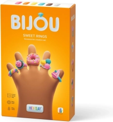 Modelína HEY CLAY BIJOU Sweet Rings – kit de création de bagues gourmandes
