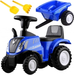 Draisienne tracteur pour enfants avec remorque New Holland